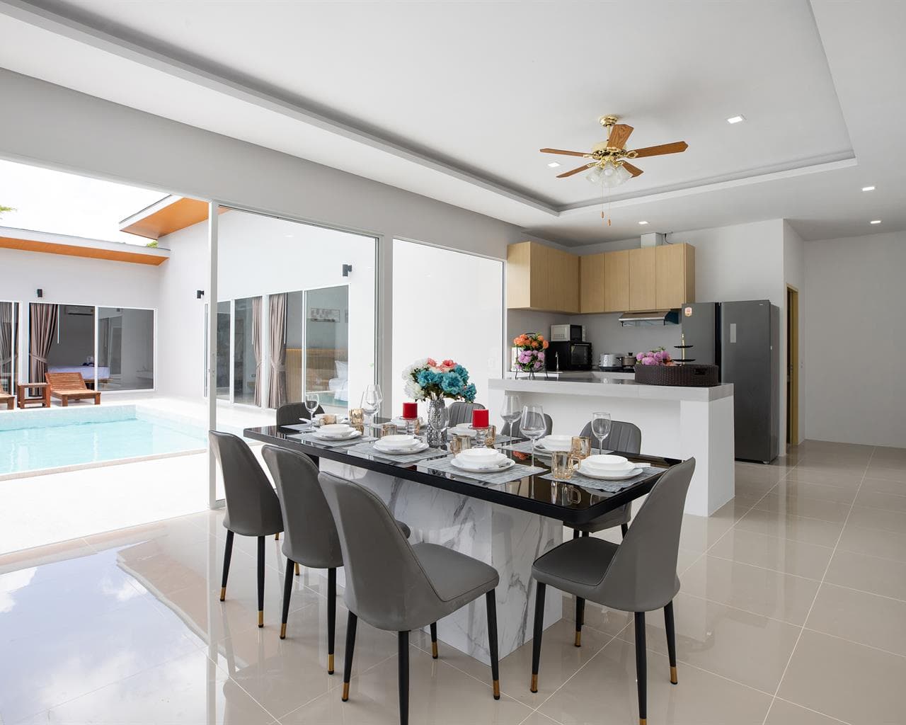 Вилла 3 спальни с бассейном в Патонге, Пхукет — фото 5